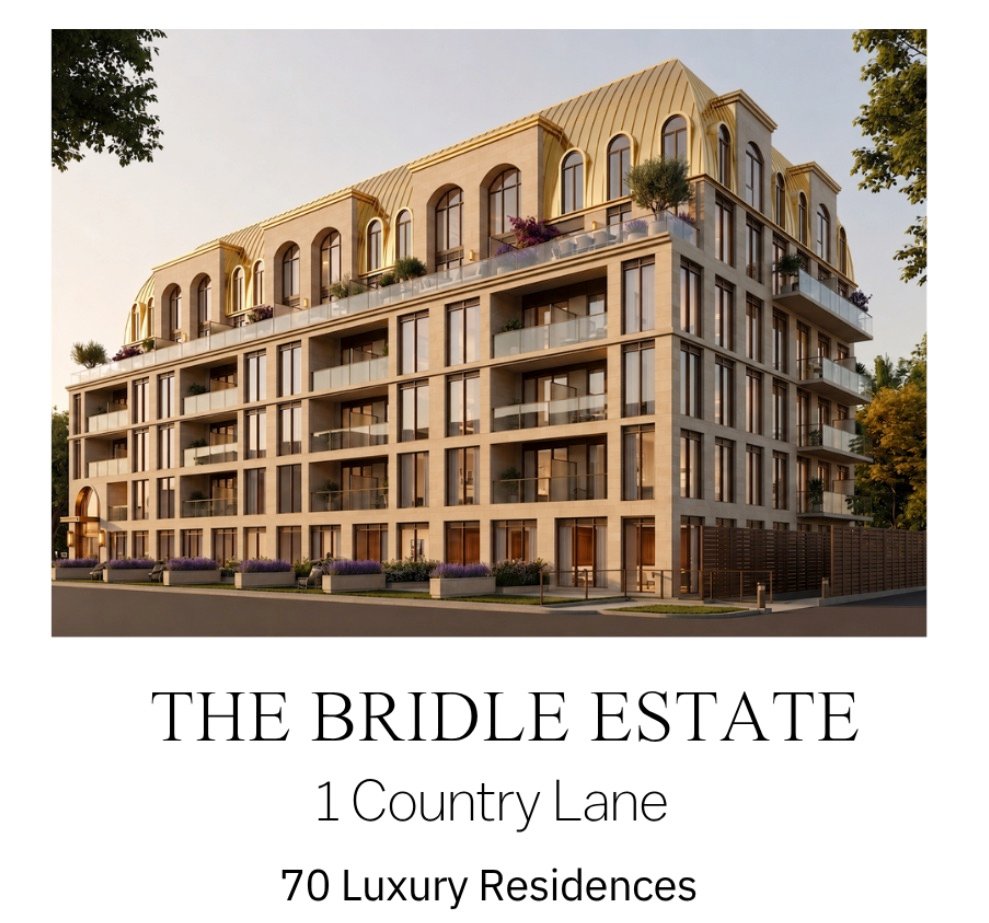 The Bridle Estate by 95 Developments, 86 luxury suites at 1 Country Lane, Bridle Path Toronto