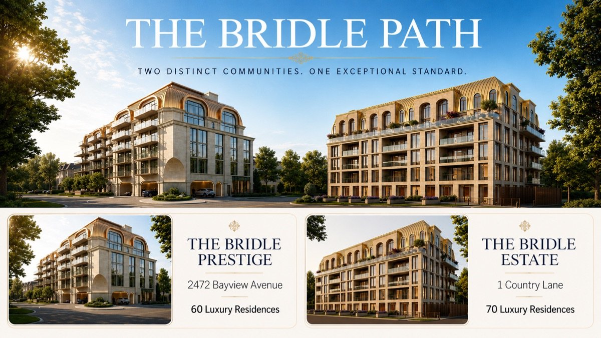 The Bridle Path Residences by 95 Developments, two luxury addresses in Toronto's most prestigious neighbourhood