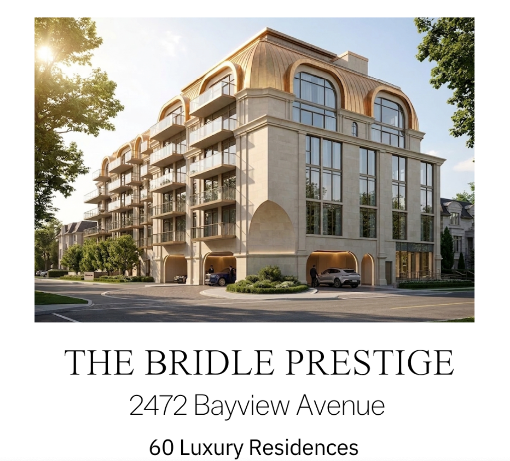 The Bridle Prestige, 60 luxury suites at 2472 Bayview Avenue, Bridle Path Toronto